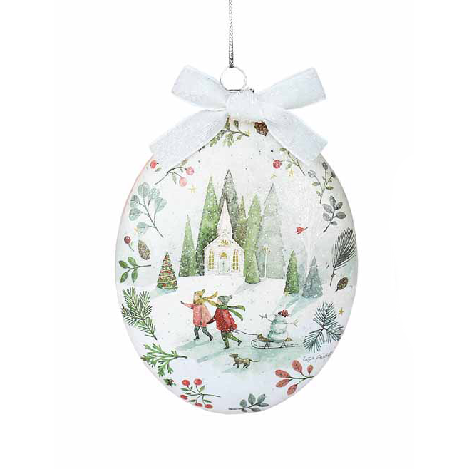 Magical Winterland Lightable Ornament - Church