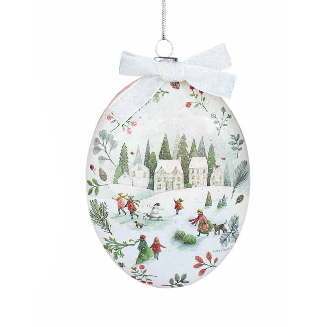 Magical Winterland Lightable Ornament - Village