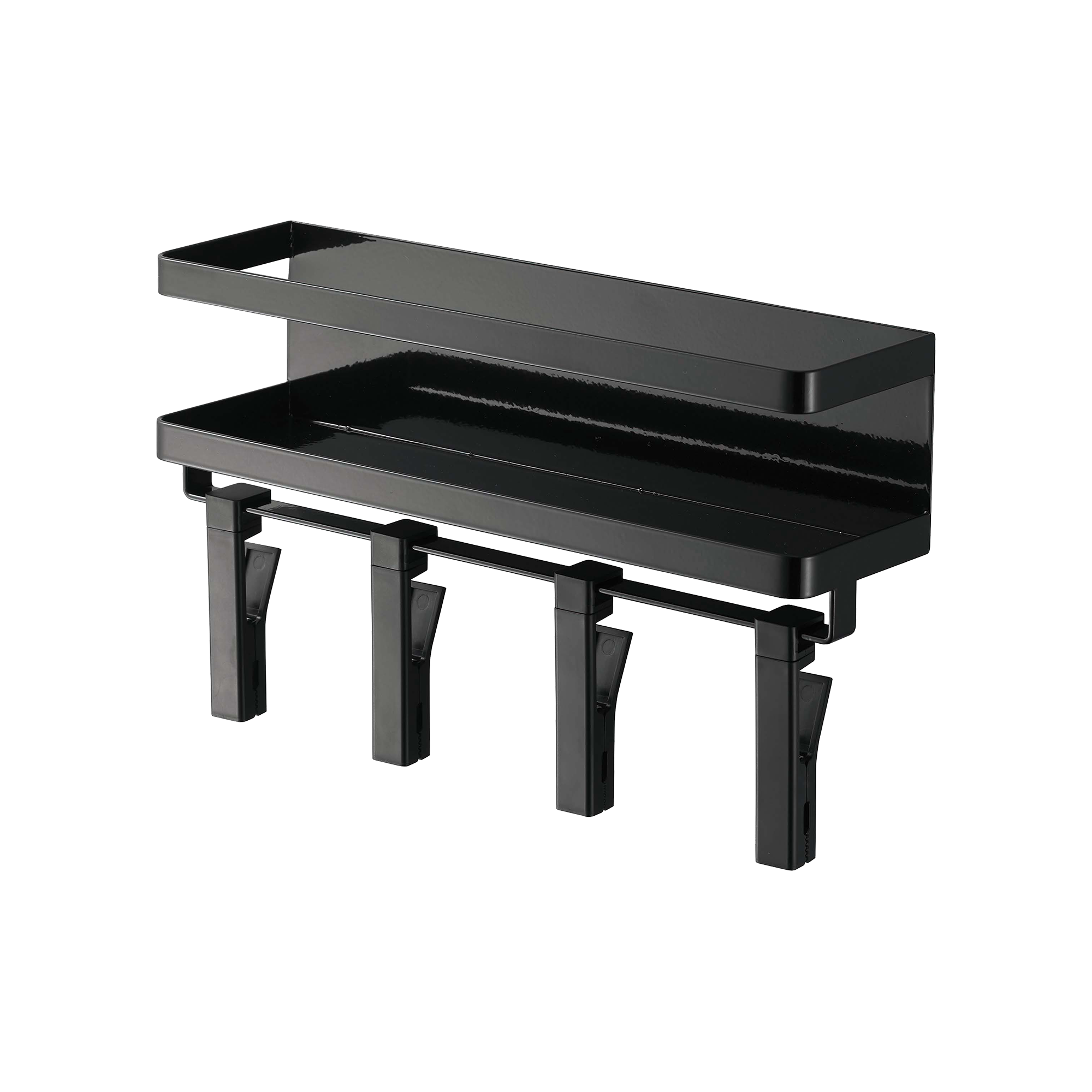 Magnetic Organizer with Clips - Steel