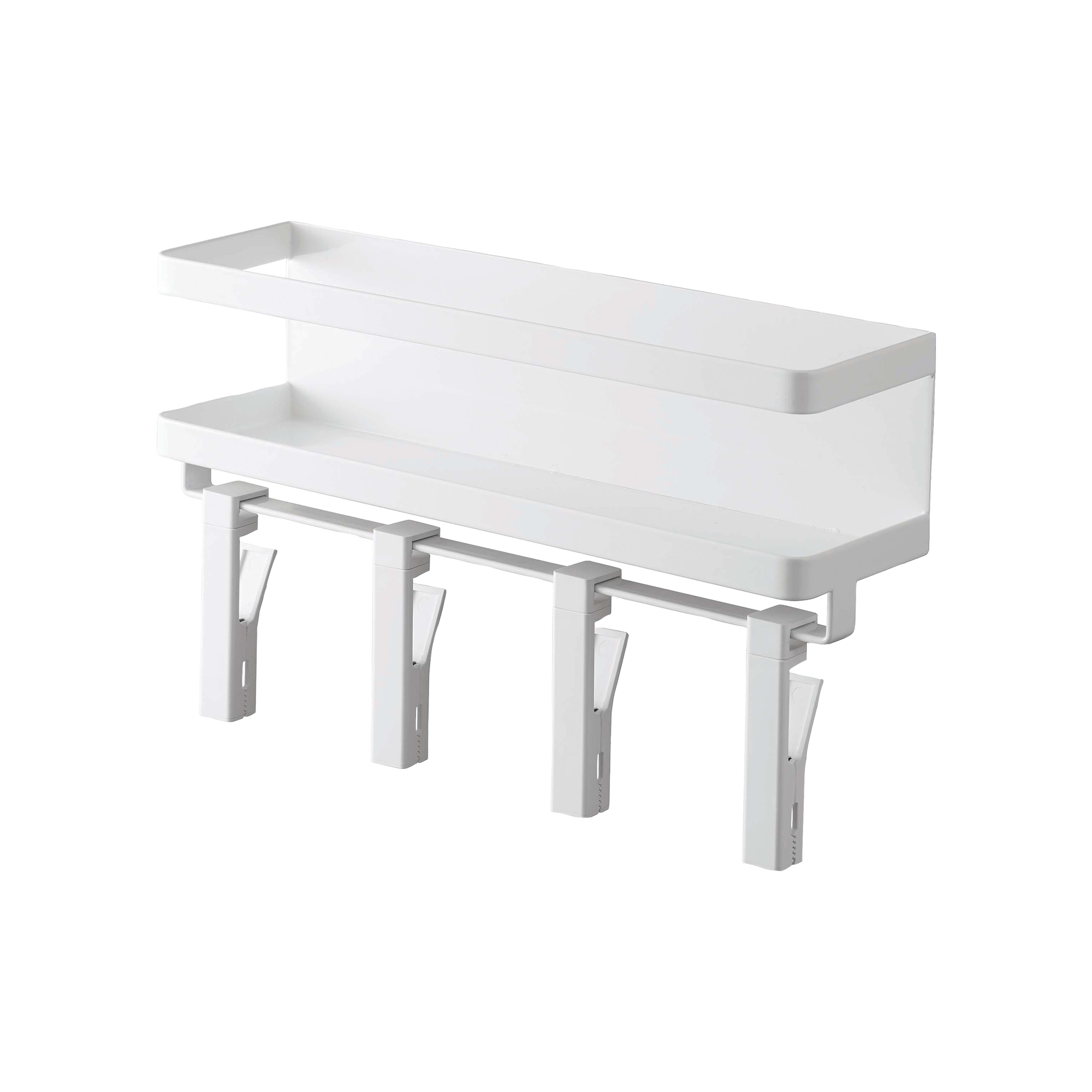 Magnetic Organizer with Clips - Steel