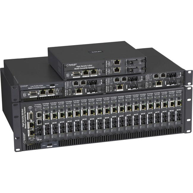 Managed Media Converter Chassis - 20-Slot, Rackmount, Ac Power, Taa