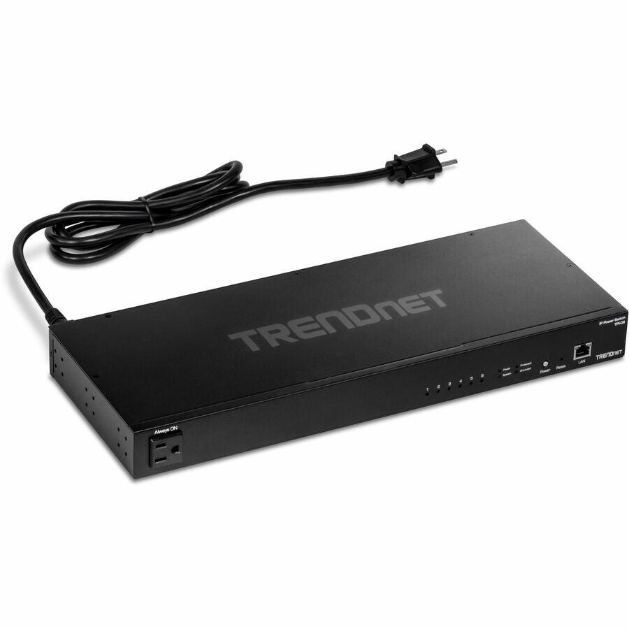 Managed Power Distribution Unit - TRENDnet TPI-06 1U Rack Smart PDU with Cloud Management