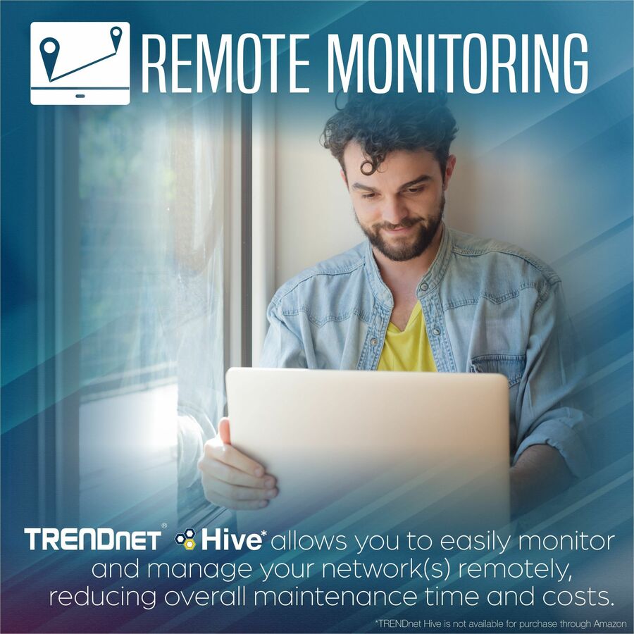 Managed Power Distribution Unit - TRENDnet TPI-06 1U Rack Smart PDU with Cloud Management