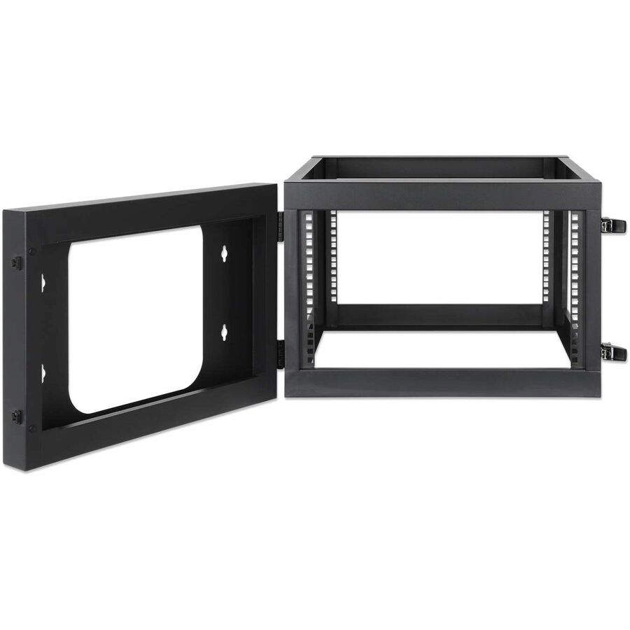 Manhattan 19" Wall Mount 4-Post Open Frame Network Rack, 6U - For Network Equipment,