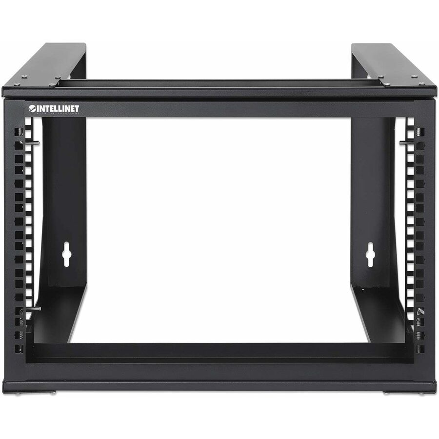 Manhattan 19" Wall Mount Open Frame Network Rack, 6U, Front-Hinged Swing Frame - For