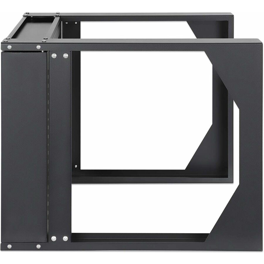 Manhattan 19" Wall Mount Open Frame Network Rack, 6U, Front-Hinged Swing Frame - For