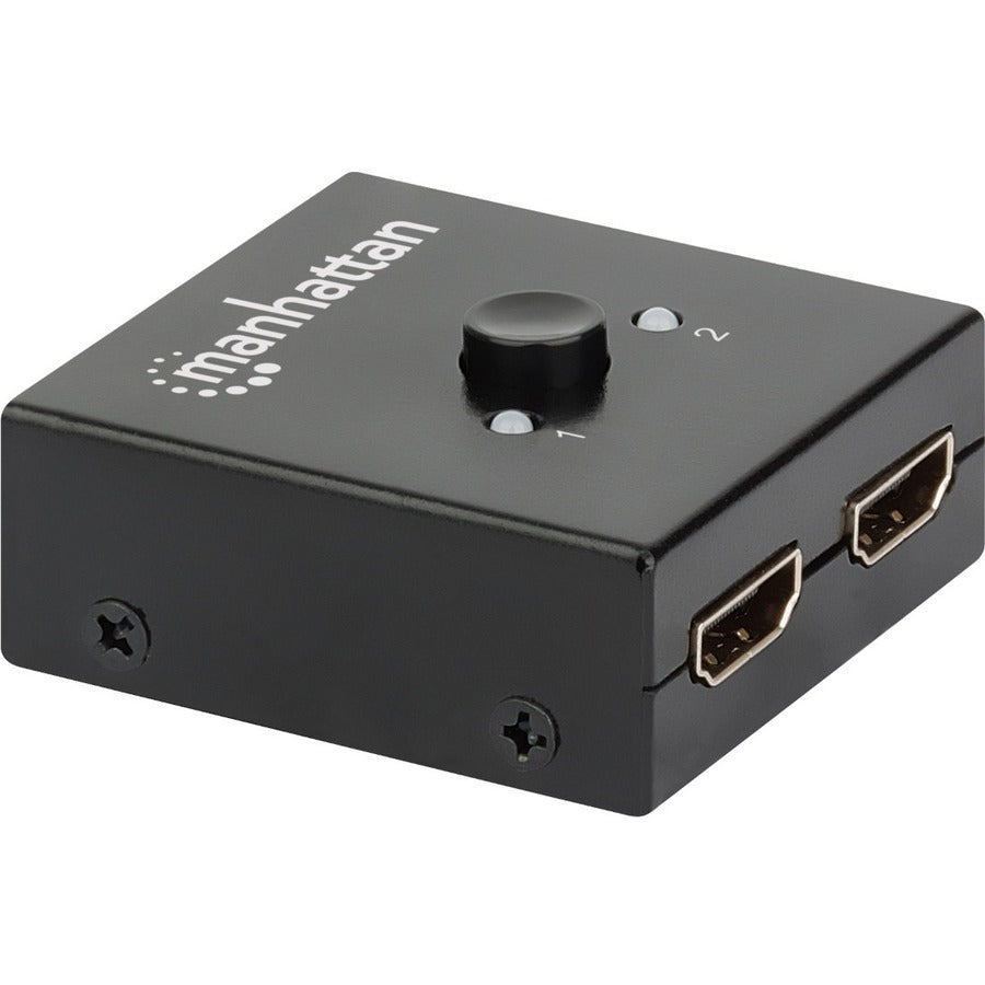 Manhattan 4K Bi-Directional 2-Port HDMI Switch - 4096 x 2160 - 4K - 1080p2 x 2 - Blu-ray