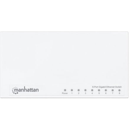 Manhattan 8-Port Gigabit Ethernet Switch - 8 Ports - Gigabit Ethernet - 10/100/1000Base-T