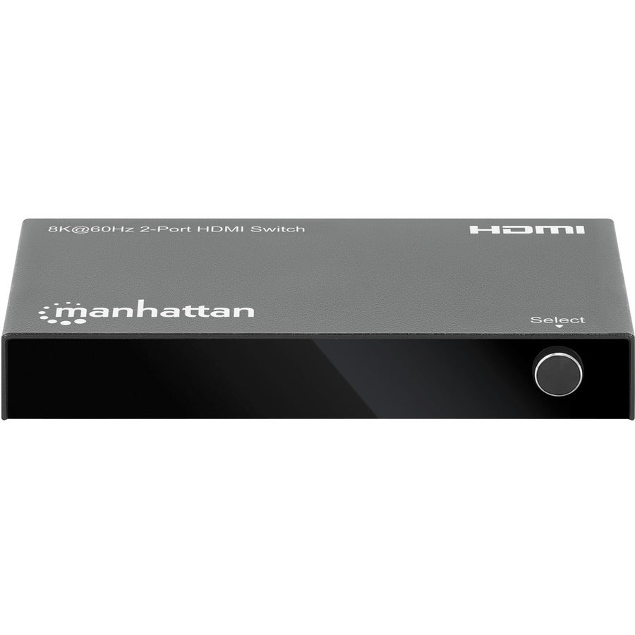 Manhattan 8K@60Hz 2-Port HDMI Switch - 7680 x 4320 - 8K - 1080p2 x 1 - Display - 1 x HDMI