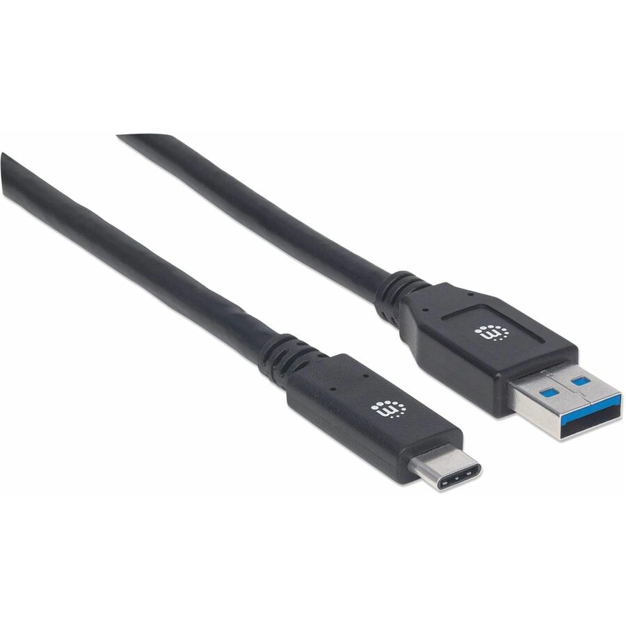 Manhattan USB-C to USB-A Cable, 3m, Male to Male, 5 Gbps (USB 3.2 Gen1 aka USB 3.0), 3A