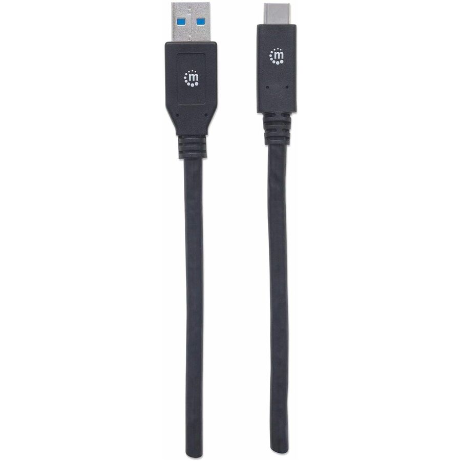 Manhattan USB-C to USB-A Cable, 3m, Male to Male, 5 Gbps (USB 3.2 Gen1 aka USB 3.0), 3A