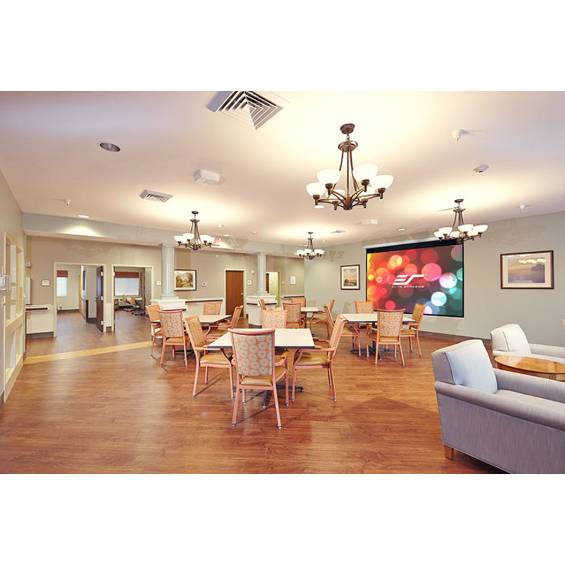 Manual B Series Projection Screen 135" - Pull-Down 16:9 Display | Elite Screens M135V