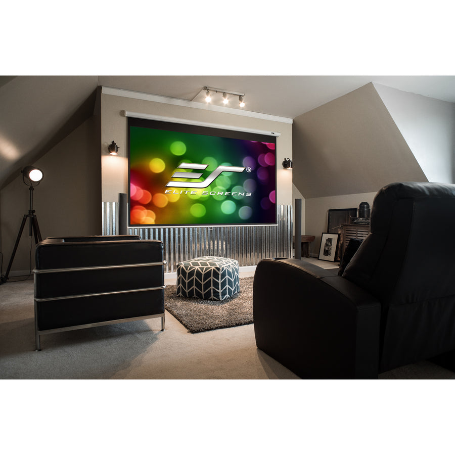 Manual B Series Projection Screen 135" - Pull-Down 16:9 Display | Elite Screens M135V