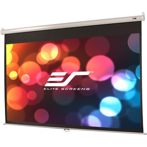 Manual Pull-Down Projector Screen 135" 16:9 - MaxWhite 2 Fabric | Elite Screens M135XWH2