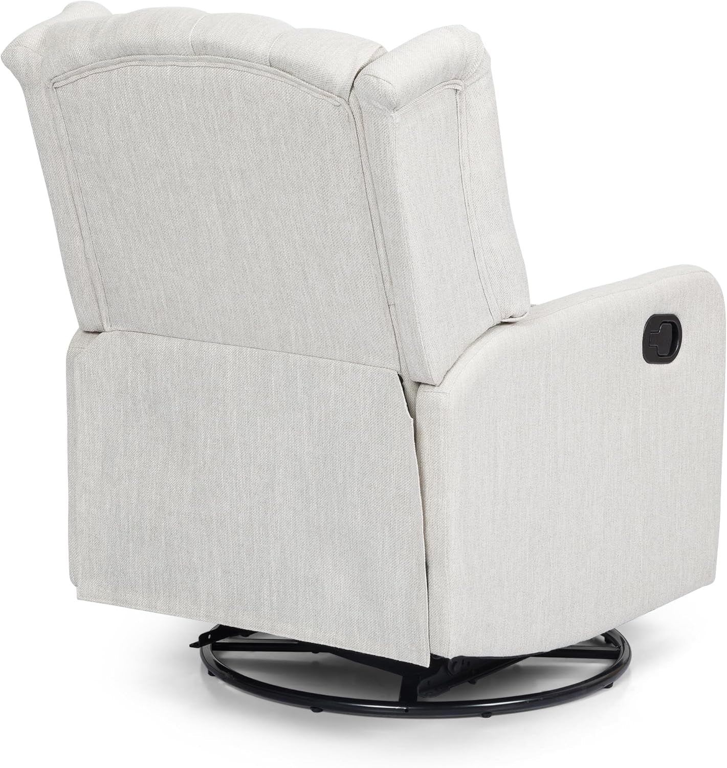 Manual Wingback Recliner Chair With 360 Degree Swivel For Living Room