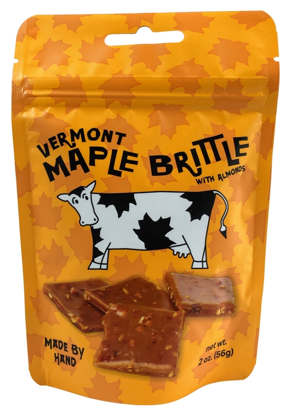 Maple Brittle with Almonds - Pouch