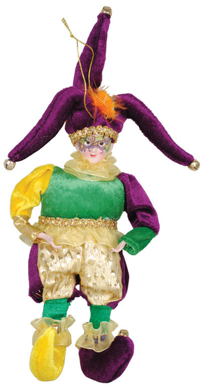 Mardi Gras Jester Ornament