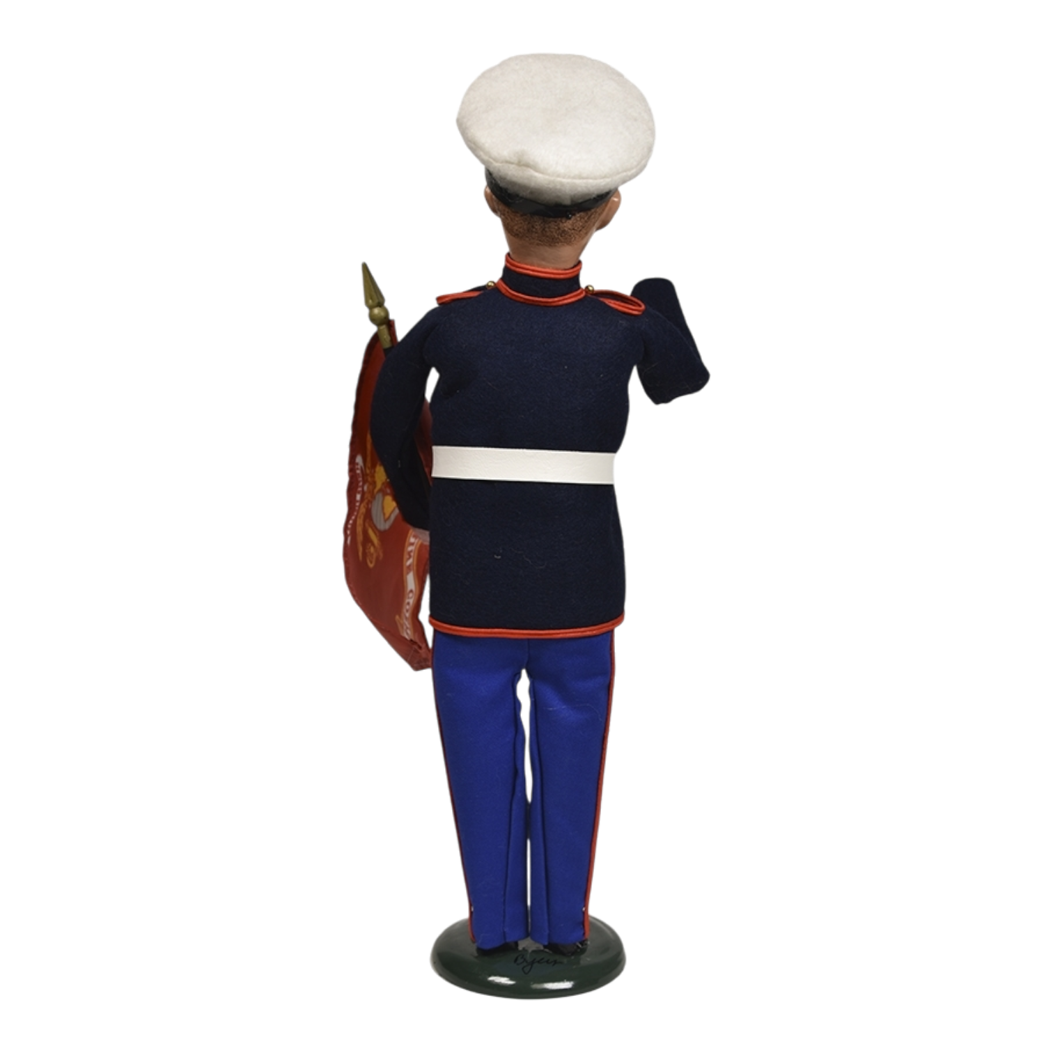 Marine Man with Flag - Caroler