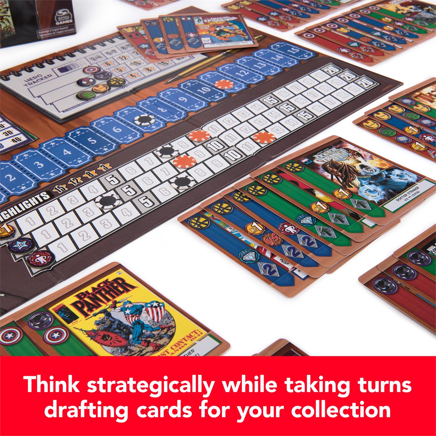 Marvel Comic Hunters Comic Collecting Strategy Card Game