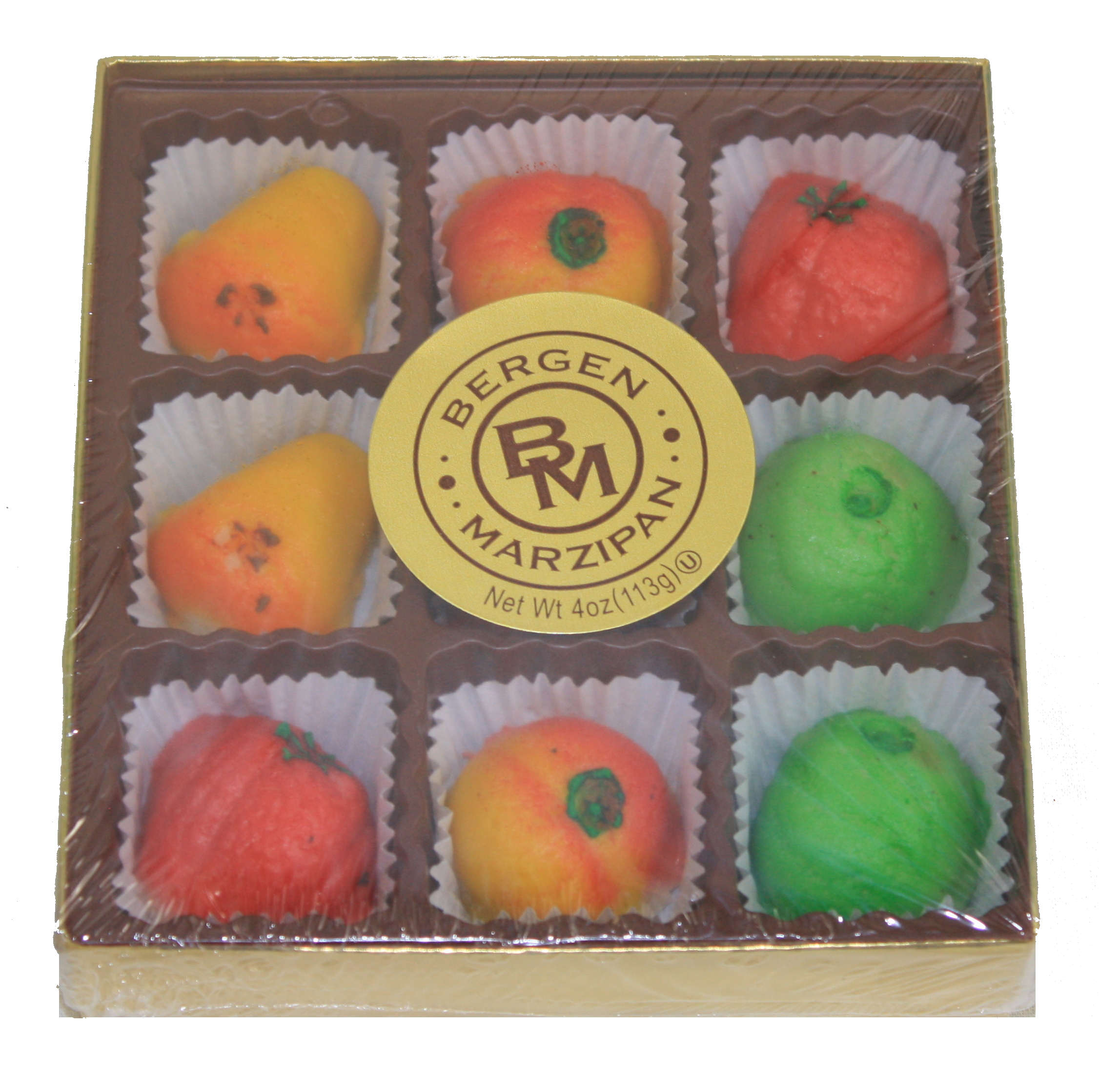 Marzipan Fruit Gift Box - 4 oz