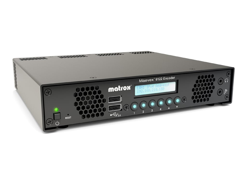 Matrox Maevex 6122 - Capture AV recorder/streamer - TAA Compliant MVX-E6122-22Y