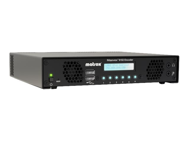 Matrox Maevex 6152 - Capture AV recorder/streamer - TAA Compliant MVX-E6152-42Y