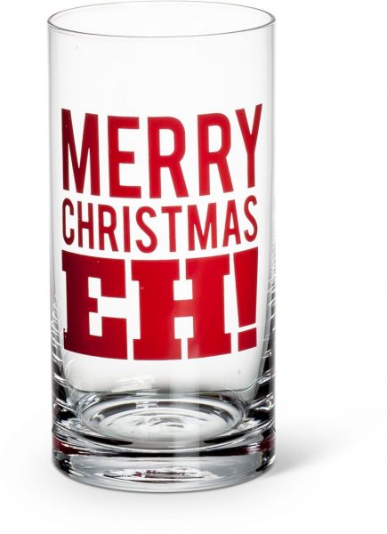 Mckenzie Merry Christmas, Eh! Old Fashioned Glass
