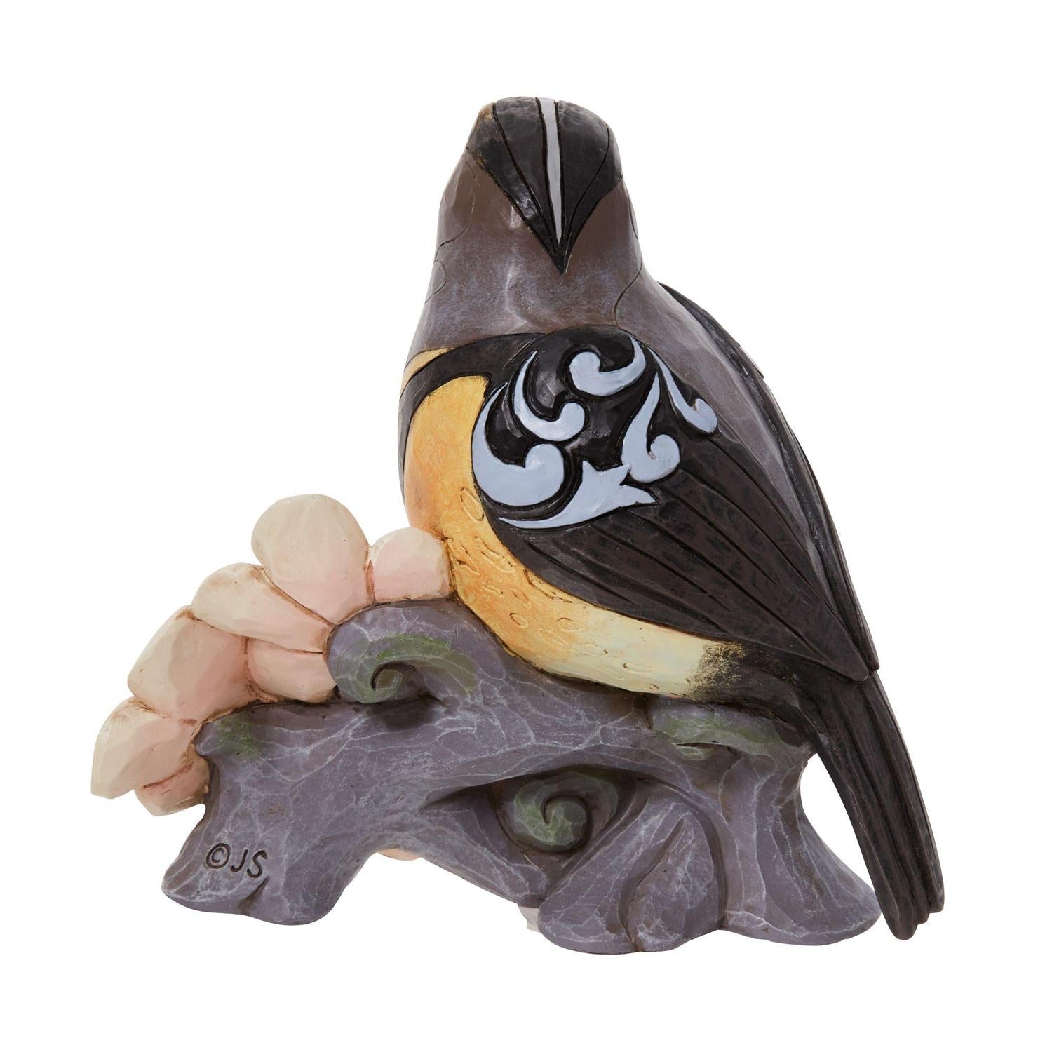 Meadowlark with Flowers Figurine