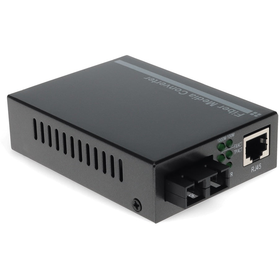 Media Converter 10/100Base-TX to 100Base-FX - SC 1310nm MMF Ethernet | Tecisoft ADD-FMC-FX-SC