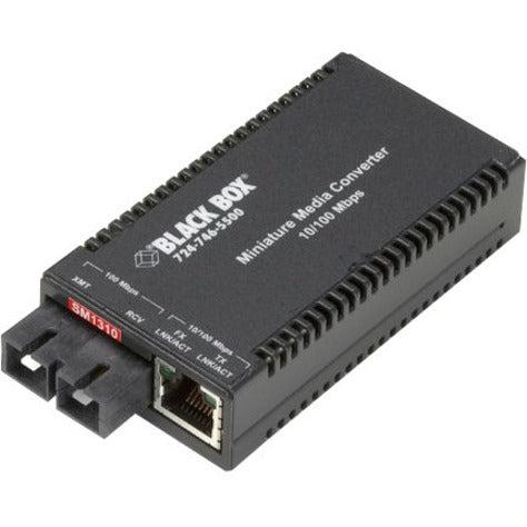 Media Converter Multipower Miniature - Ethernet to Fiber Converter | Black Box LHC015A-R4