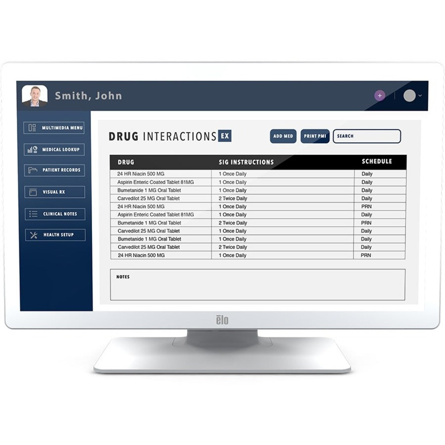 Medical Grade Touchscreen Monitor - 27" DICOM Clinical Display | Elo E381844