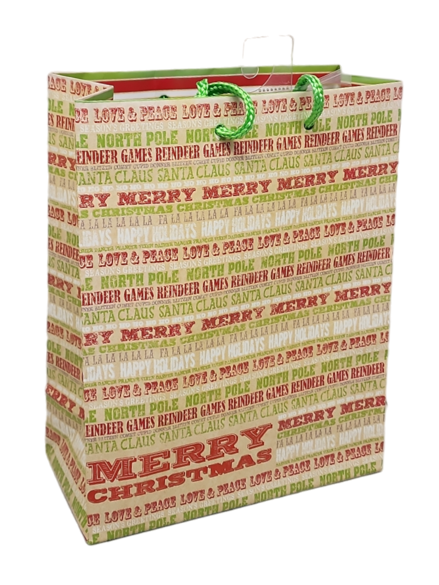 Medium Gift Bag With Tissue - Merry Christmas #1