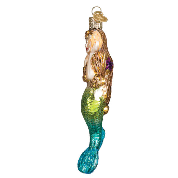 Mermaid Glass Ornament
