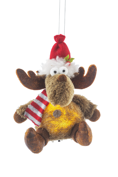 Merry Chris-Moose - Light Up Ornament -