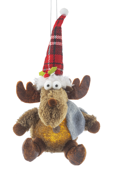 Merry Chris-Moose - Light Up Ornament -