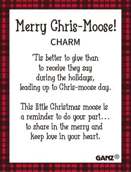 Merry Chris-Moose! Pocket Charm