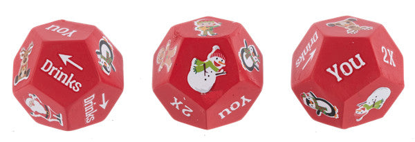 Merry Drinkmas - Drink Decider Dice Charm