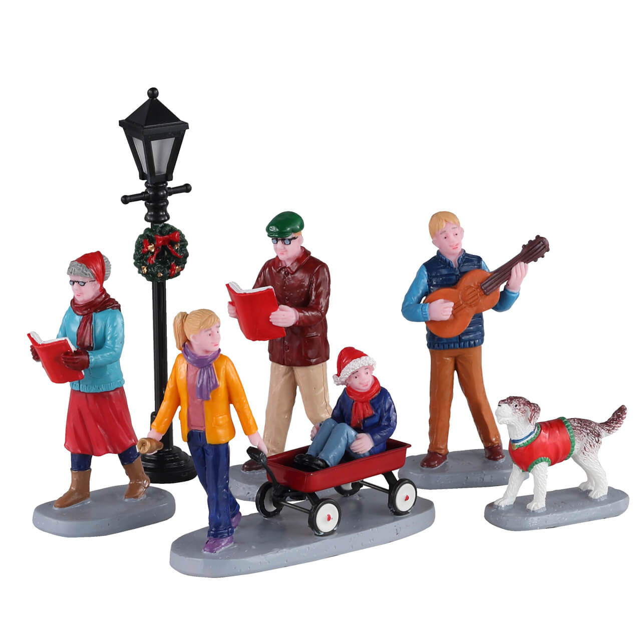 Merry Song Carolers - 6 Piece Set