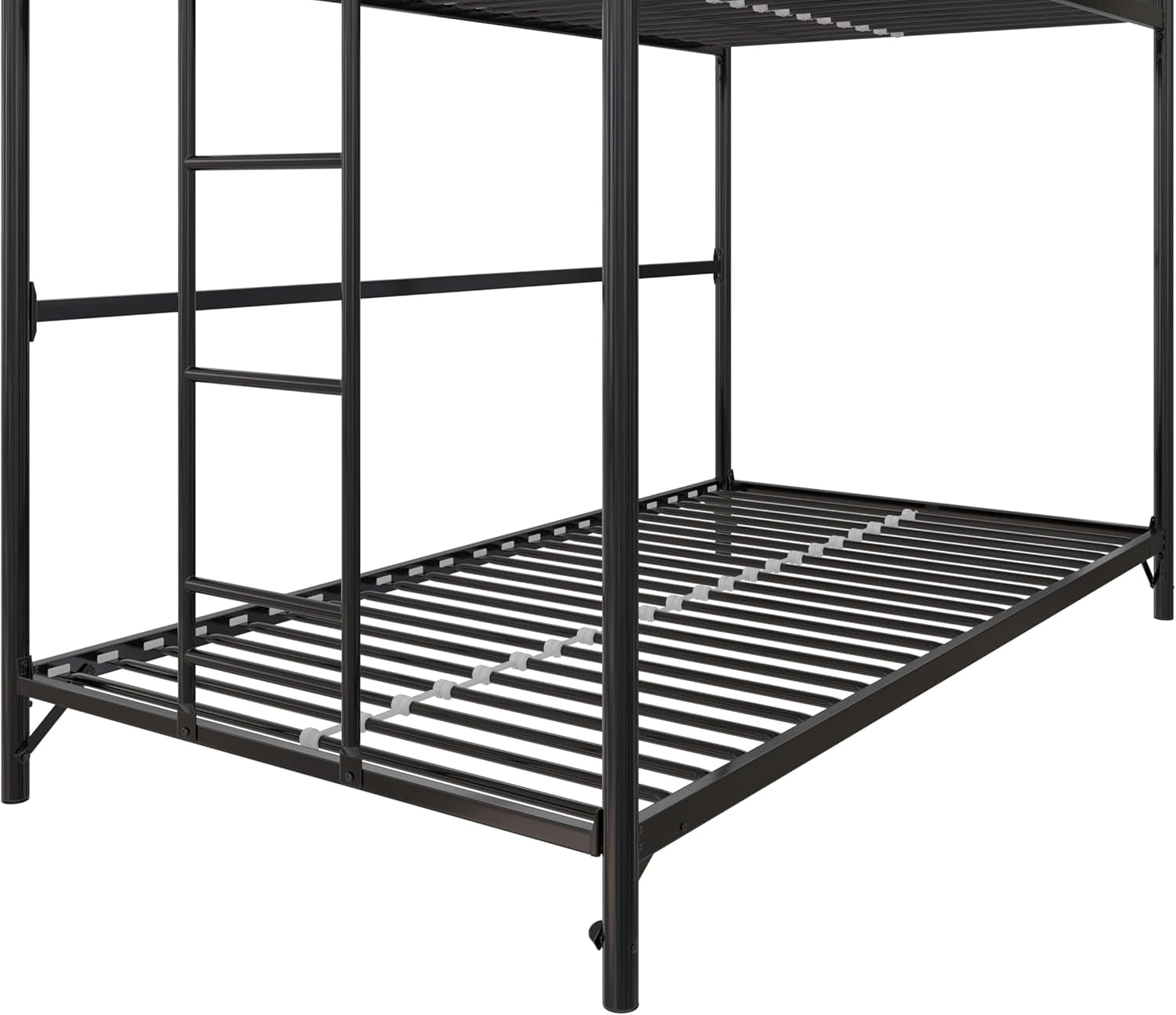 Metal Bunk Bed Twin Over Twin With Ladder And Easy Assembly