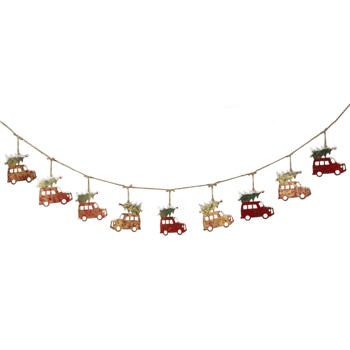 Metal Truck Garland - 6 Feet Long