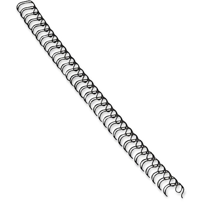 Metal Wire Binding Spines 5/16" - 50 Sheet Capacity Black Document Binding | Fellowes 5255201