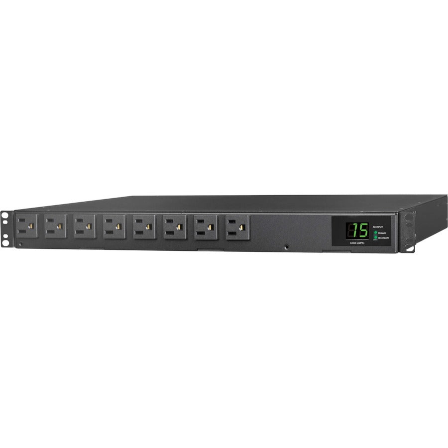 Metered PDU ATS - 1.44kW Single Phase Automatic Transfer Switch | Tripp Lite PDUMH15ATS