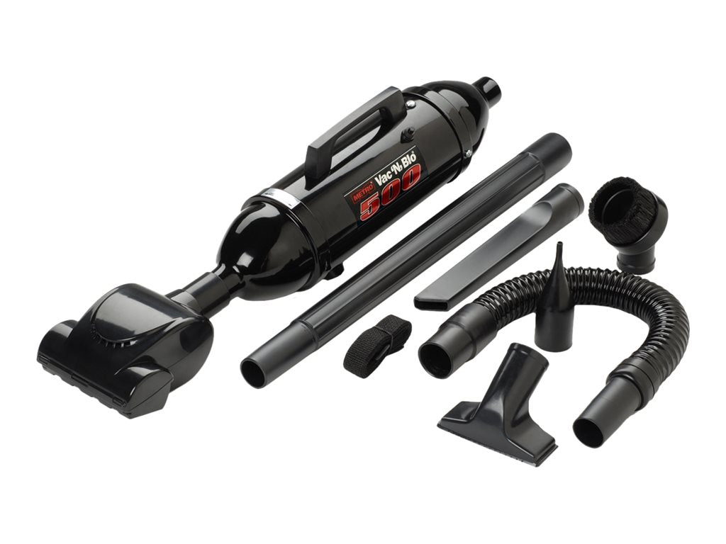 MetroVac 'N' Blo VM12500T - Vacuum cleaner - handheld - bag / bagless - 500 W - black