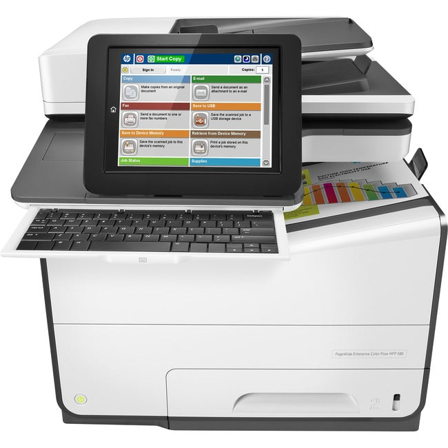 Mfp 586Z - Multifunction - Pagewide - Print, Copy, Scan, Fax - Up To 50 Ppm Blac
