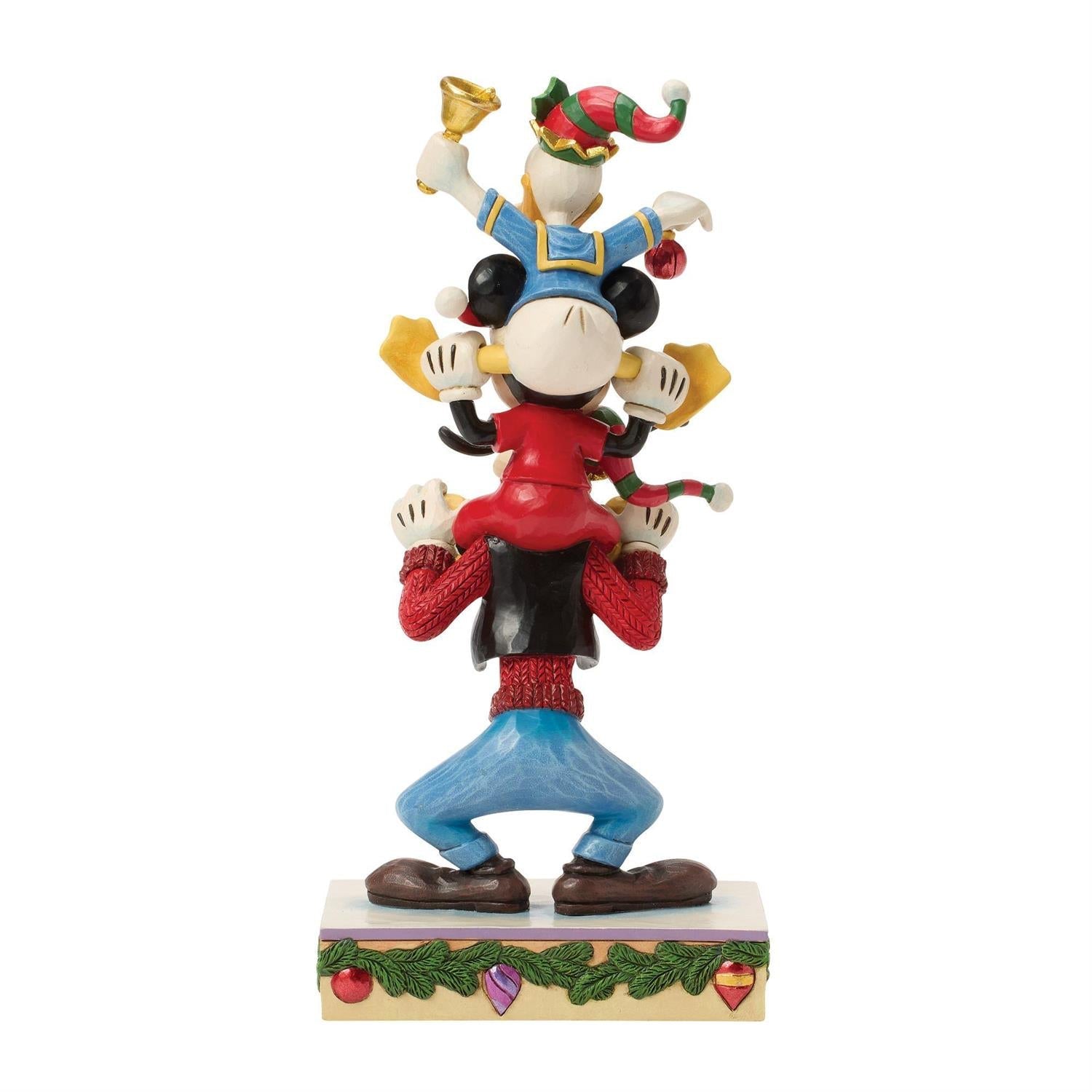Mickey Donald Goofy Stacked Figurine – Disney Traditions