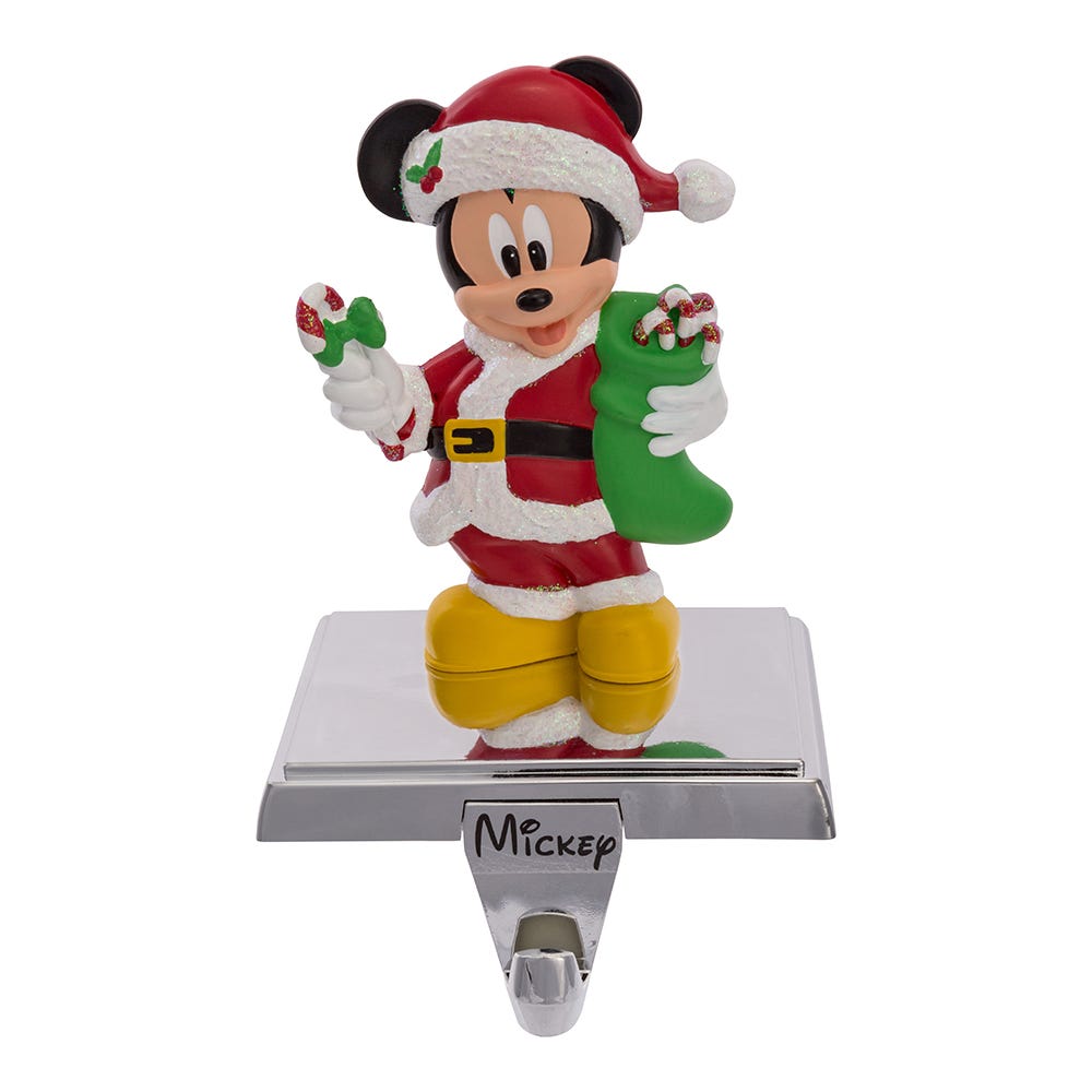 Mickey Mouse Stocking Hanger With Retractable Hook