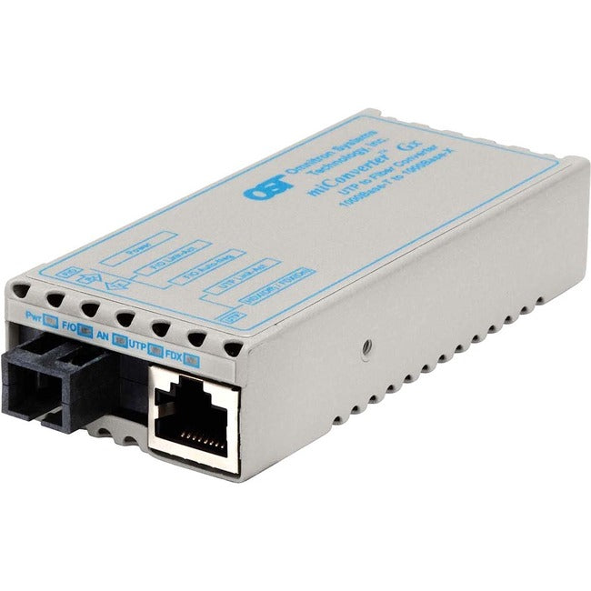 Miconverter 1000Mbps Gigabit Ethernet Single-Fiber Media Converter Rj45 Sc Single-Mode Bidi 40Km 1210-2-1