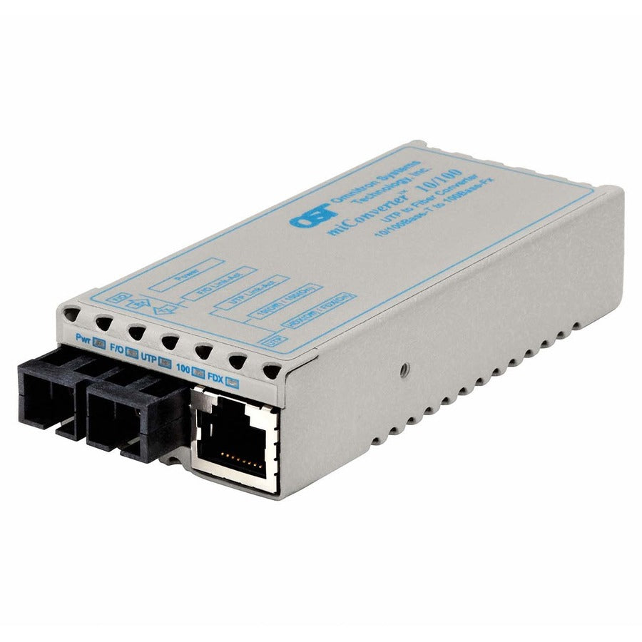 Miconverter 10/100 Ethernet Fiber Media Converter Rj45 Sc Single-Mode 30Km Wide Temp