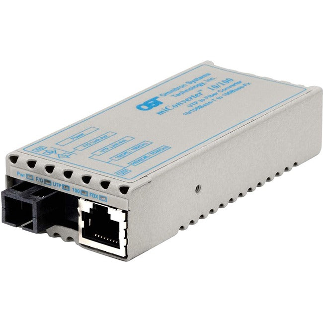 miConverter 10/100 Plus Ethernet Single-Fiber Media Converter RJ45 SC Single-Mode BiDi 20km 1130-1-1