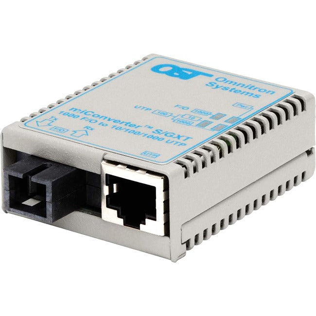 Miconverter/S 10/100/1000 Gigabit Ethernet Single-Fiber Media Converter Rj45 Sc Single-Mode Bidi 20Km 1631-1-6